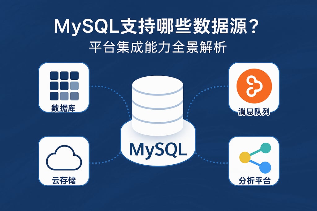 mysql支持哪些数据源？平台集成能力全景解析