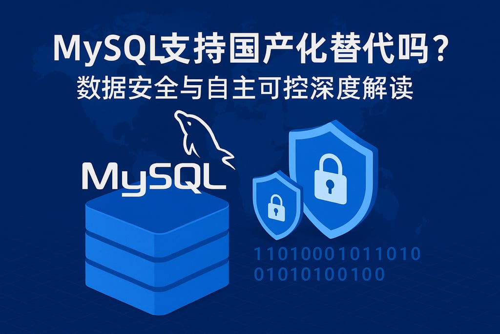 mysql支持国产化替代吗？数据安全与自主可控深度解读