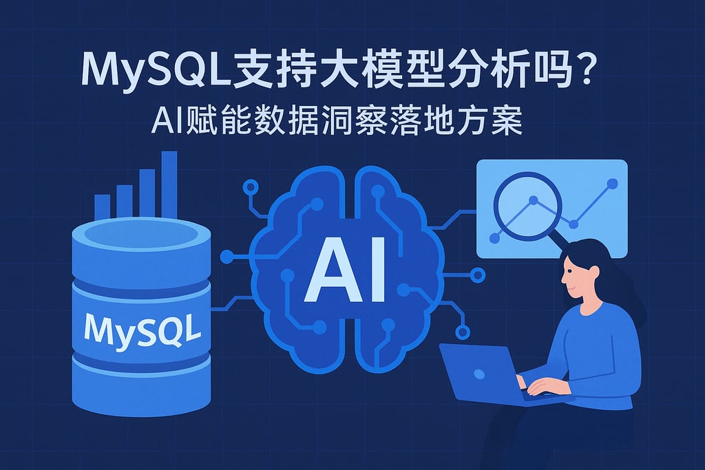 mysql支持大模型分析吗？AI赋能数据洞察落地方案