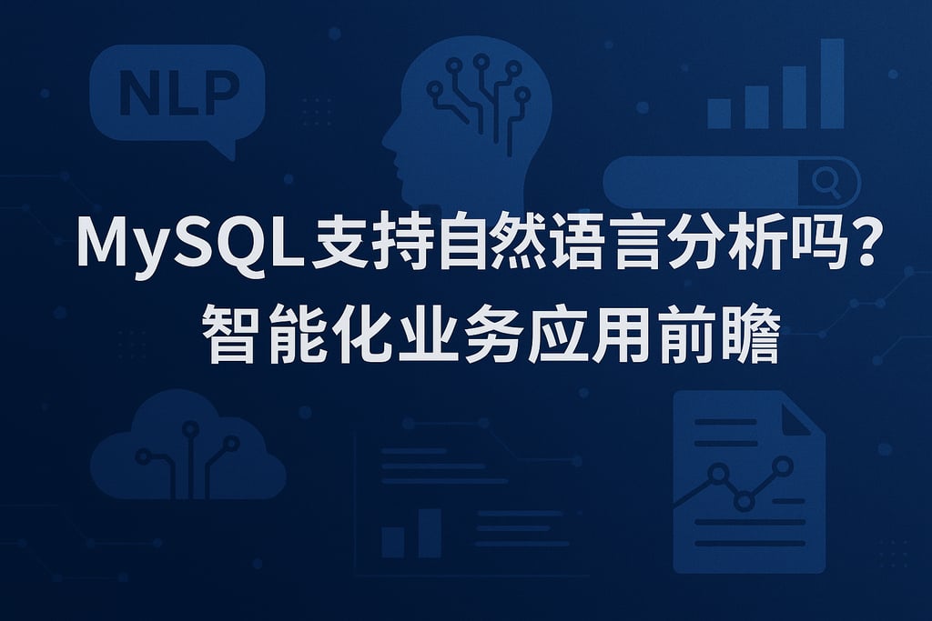 mysql支持自然语言分析吗？智能化业务应用前瞻