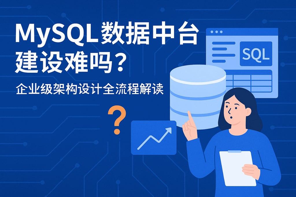 mysql数据中台建设难吗？企业级架构设计全流程解读