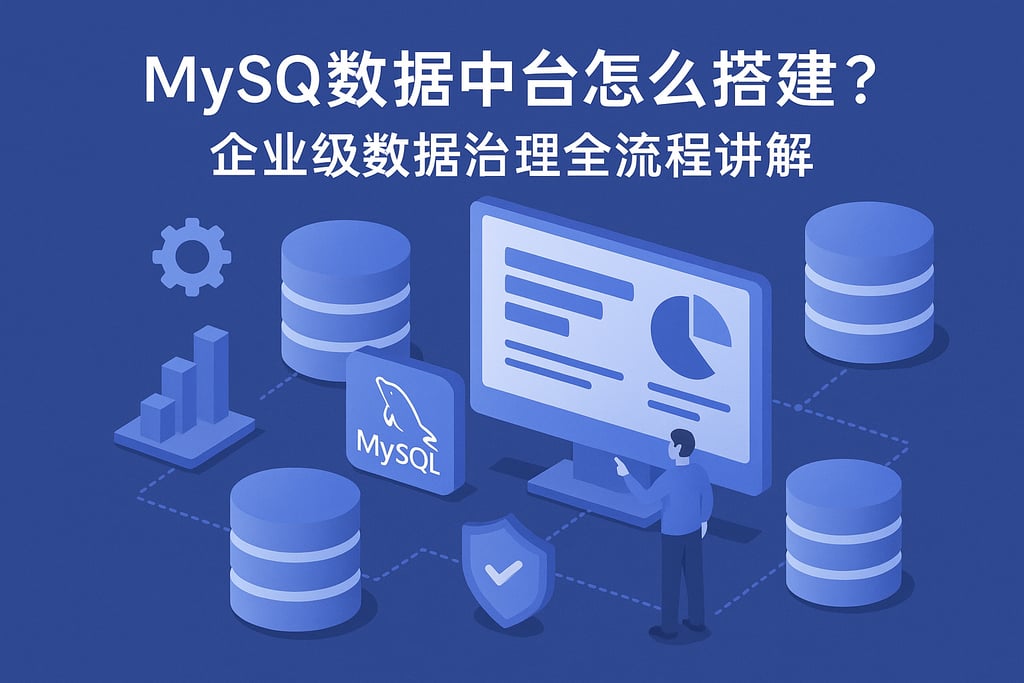 mysql数据中台怎么搭建？企业级数据治理全流程讲解
