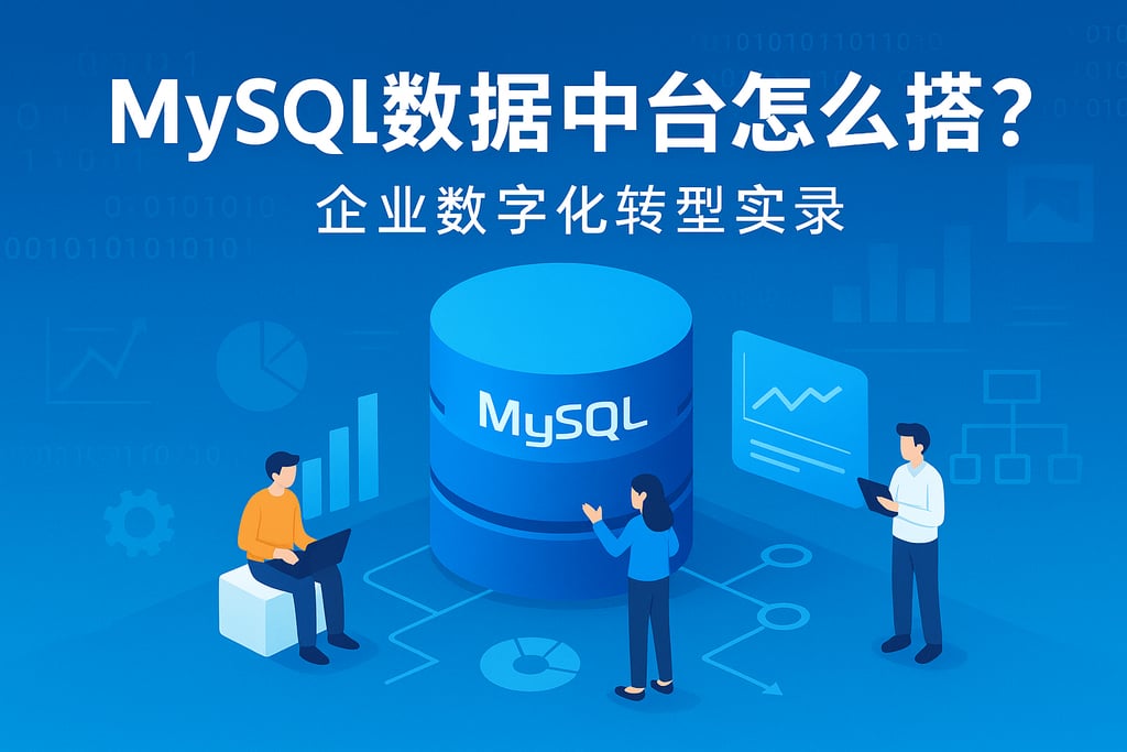mysql数据中台怎么搭？企业数字化转型实录