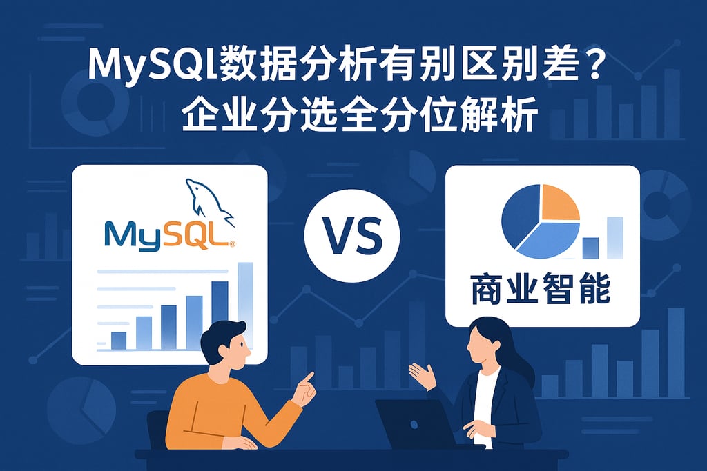 mysql数据分析与商业智能区别？企业选择全方位解析