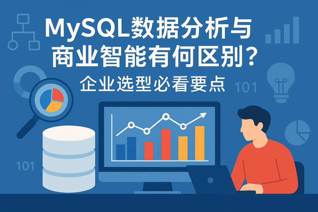 mysql数据分析与商业智能有何区别？企业选型必看要点