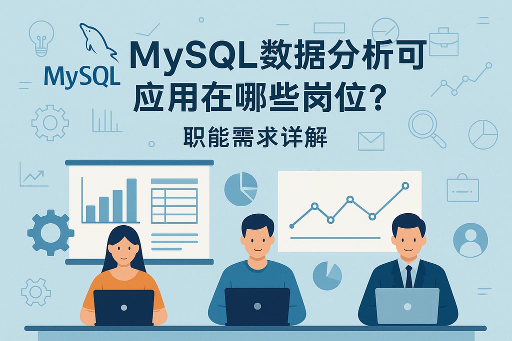 mysql数据分析可应用在哪些岗位？职能需求详解
