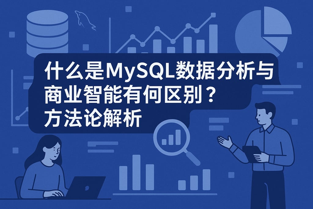 mysql数据分析和商业智能有何区别？方法论解析