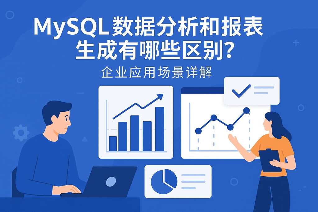 mysql数据分析和报表生成有哪些区别？企业应用场景详解