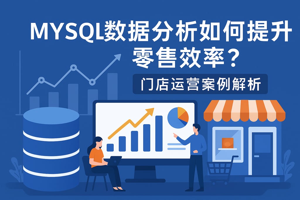 mysql数据分析如何提升零售效率？门店运营案例解析