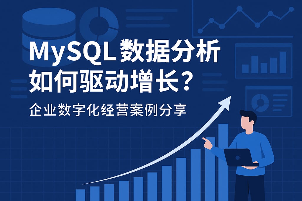 mysql数据分析如何驱动增长？企业数字化经营案例分享