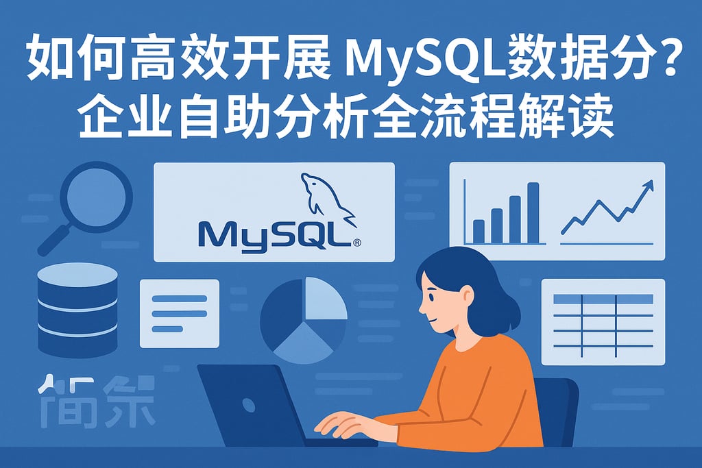 mysql数据分析如何高效开展？企业自助分析全流程解读