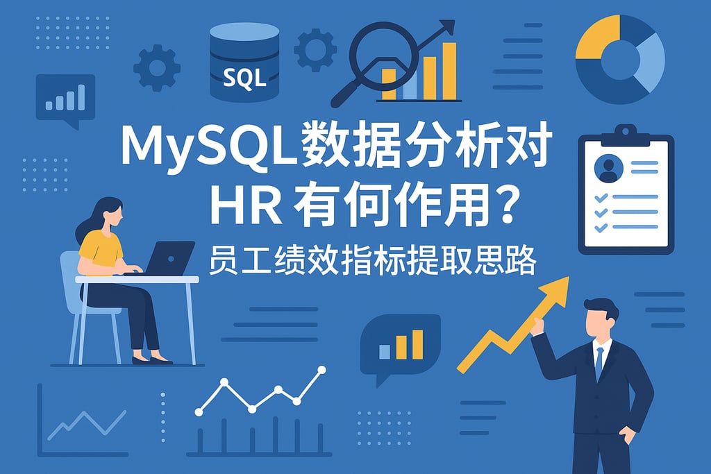 mysql数据分析对HR有何作用？员工绩效指标提取思路