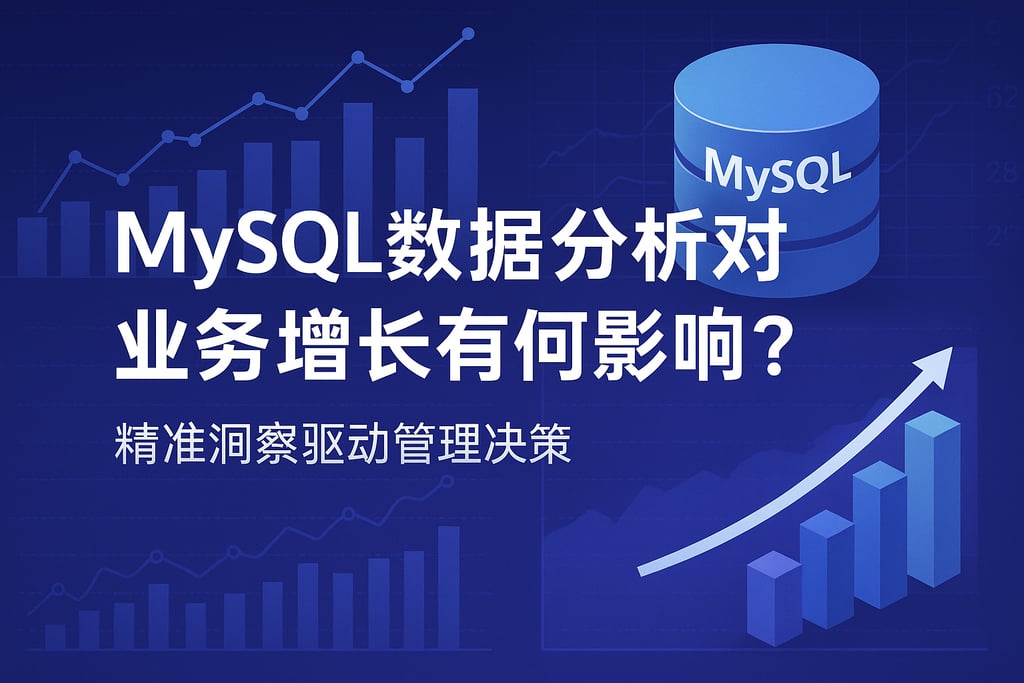 mysql数据分析对业务增长有何影响？精准洞察驱动管理决策