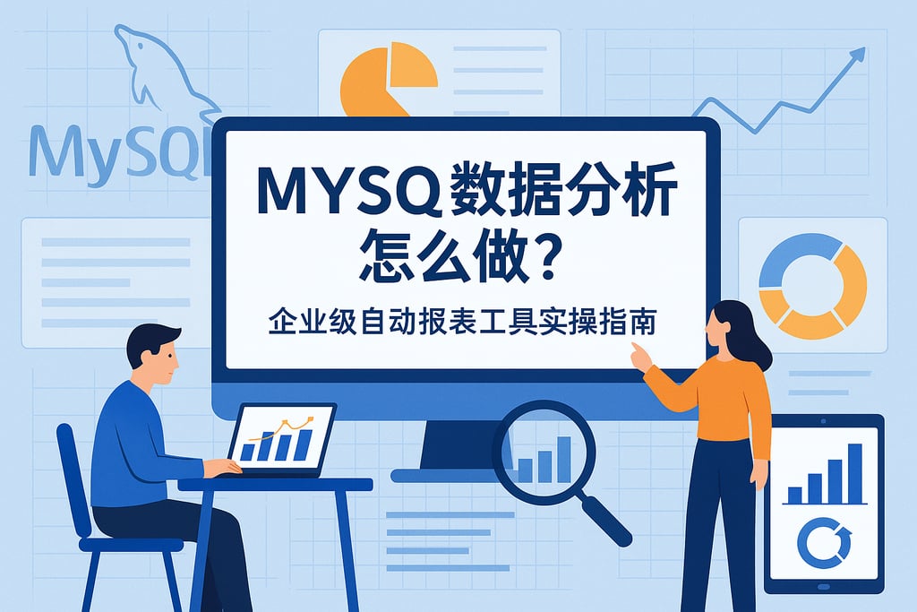 mysql数据分析怎么做？企业级自动报表工具实操指南