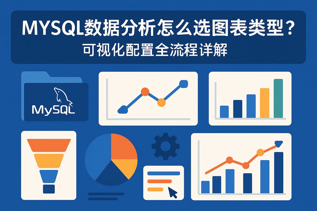 mysql数据分析怎么选图表类型？可视化配置全流程详解
