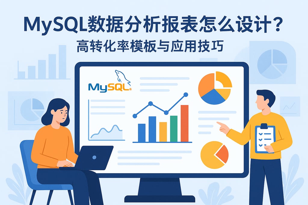 mysql数据分析报表怎么设计？高转化率模板与应用技巧