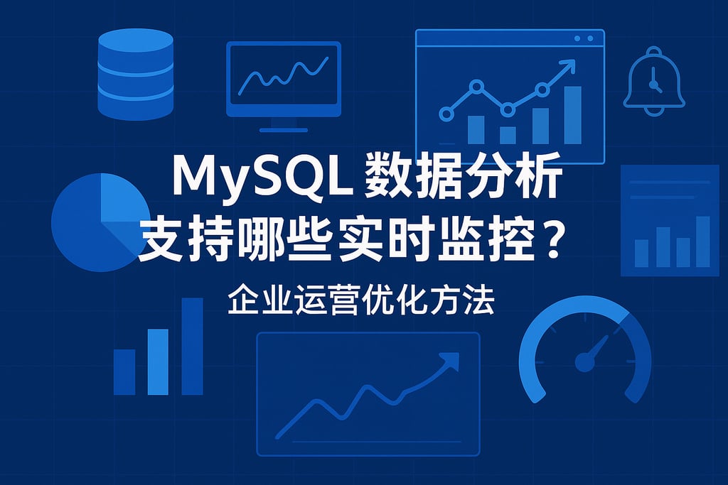 mysql数据分析支持哪些实时监控？企业运营优化方法