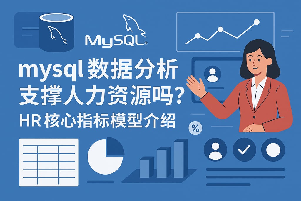 mysql数据分析支撑人力资源吗？HR核心指标模型介绍