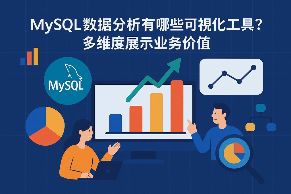 mysql数据分析有哪些可视化工具？多维度展示业务价值