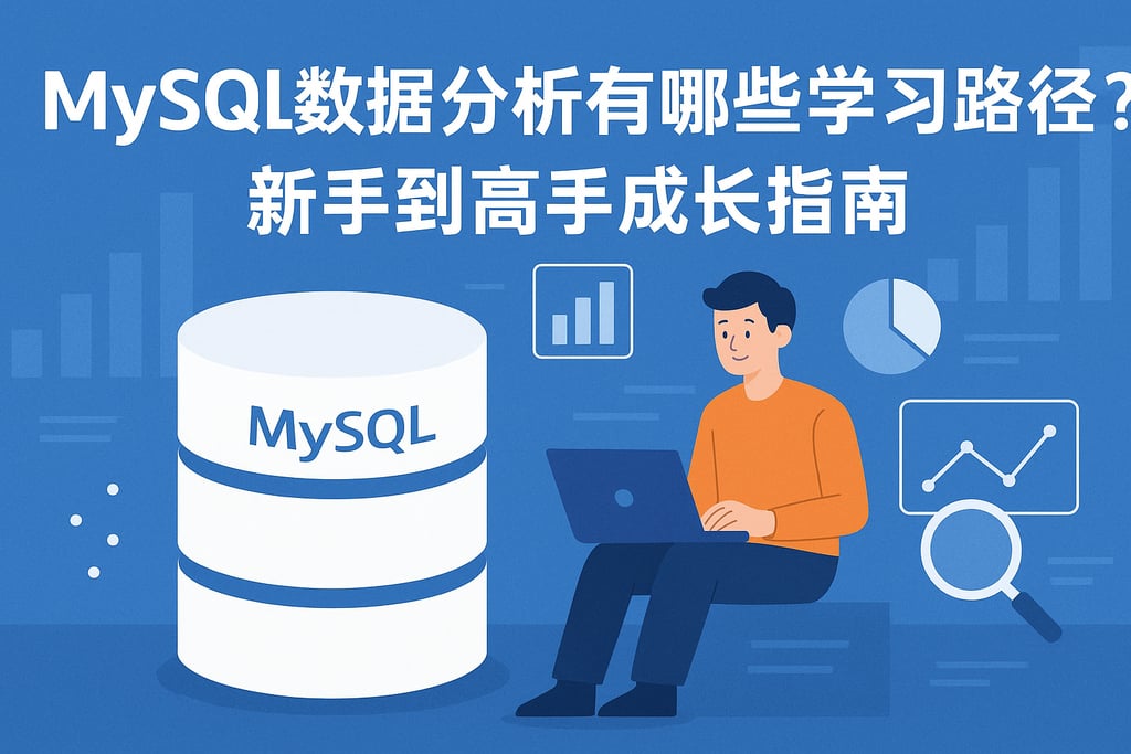 mysql数据分析有哪些学习路径？新手到高手成长指南
