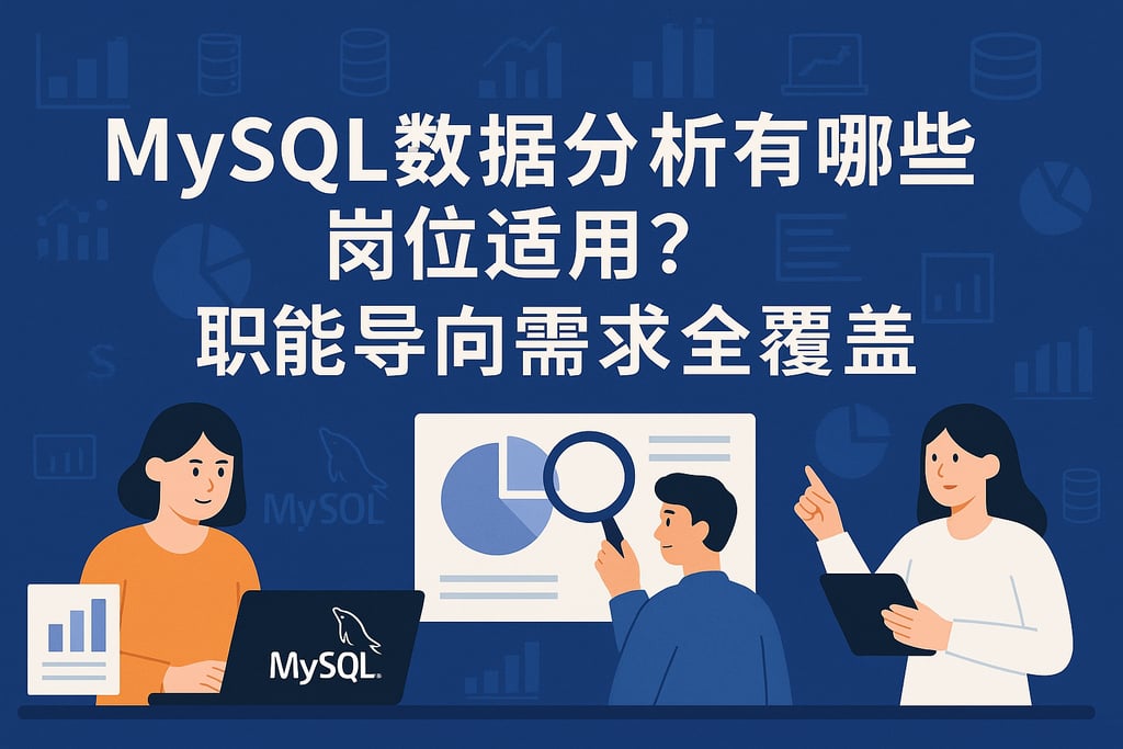 mysql数据分析有哪些岗位适用？职能导向需求全覆盖