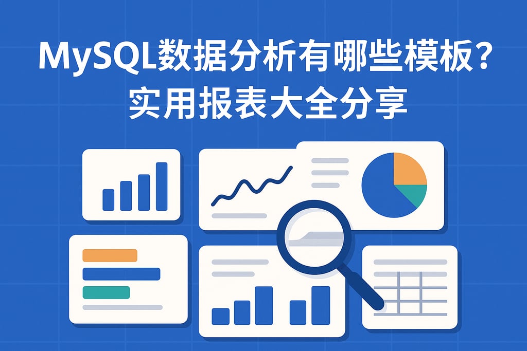 mysql数据分析有哪些模板？实用报表大全分享