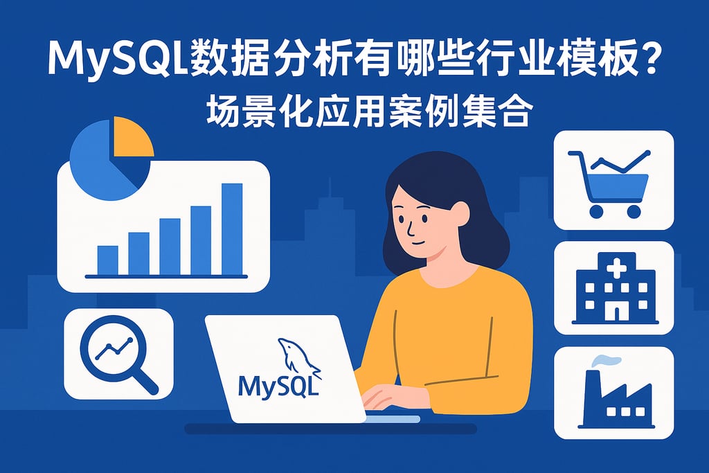 mysql数据分析有哪些行业模板？场景化应用案例集合
