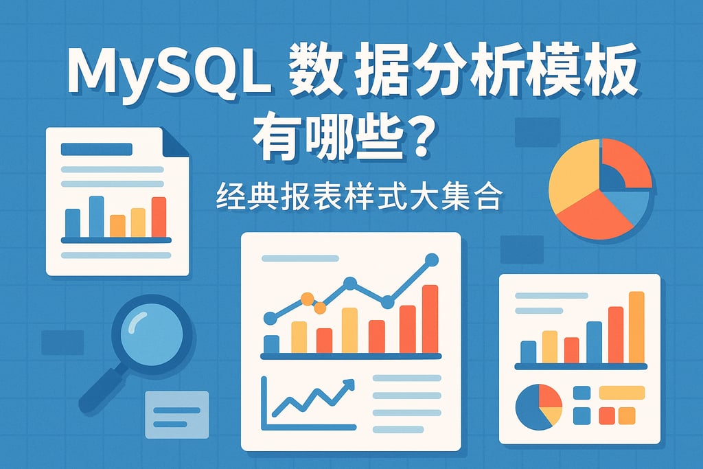 mysql数据分析模板有哪些？经典报表样式大集合