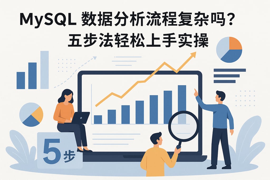 mysql数据分析流程复杂吗？五步法轻松上手实操