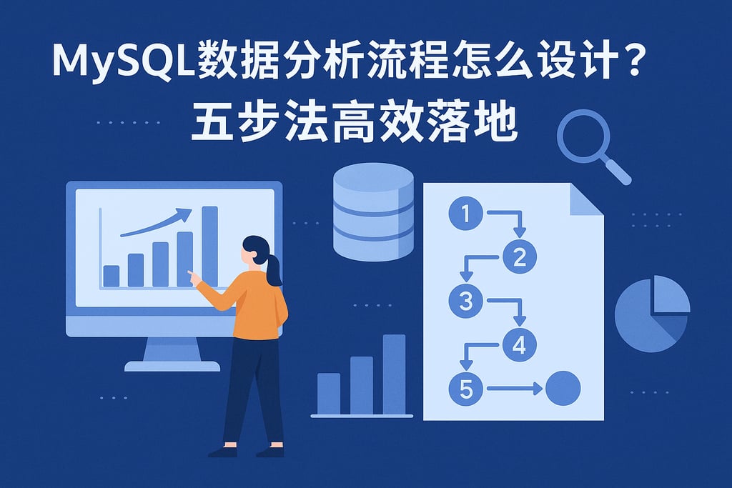 mysql数据分析流程怎么设计？五步法高效落地