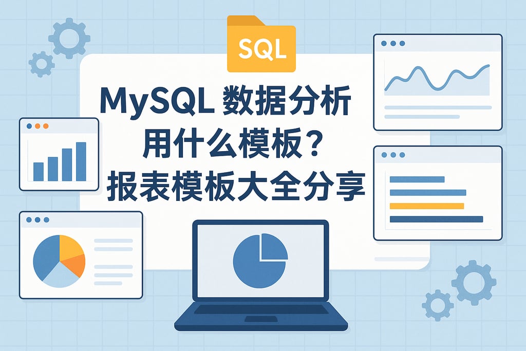 mysql数据分析用什么模板？报表模板大全分享