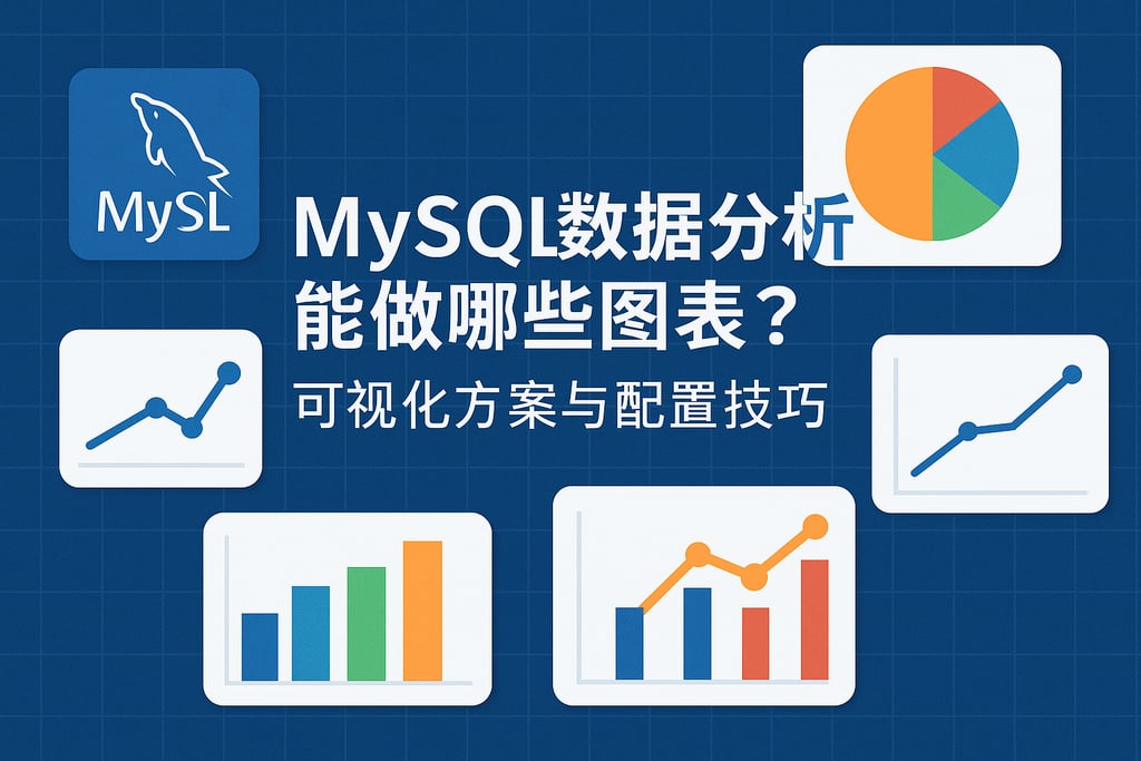 mysql数据分析能做哪些图表？可视化方案与配置技巧