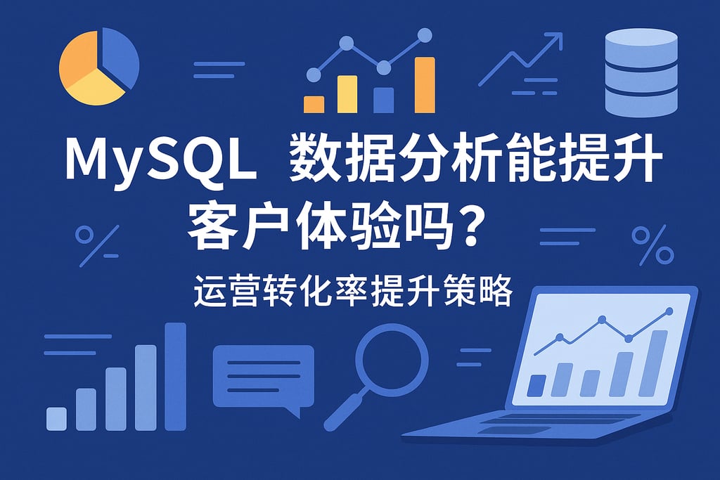 mysql数据分析能提升客户体验吗？运营转化率提升策略