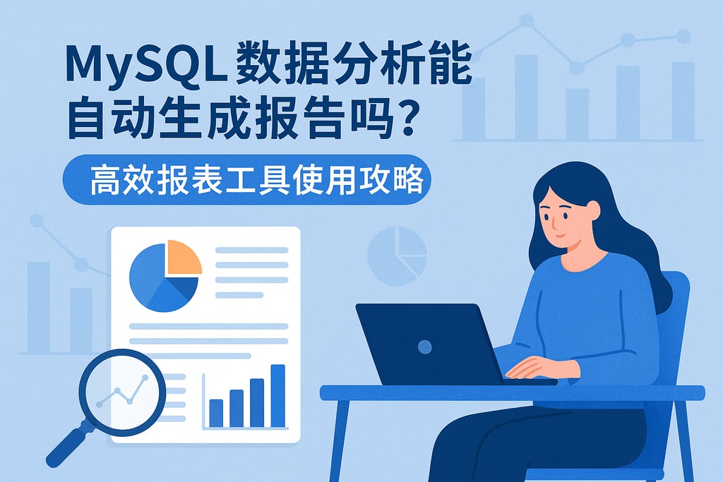 mysql数据分析能自动生成报告吗？高效报表工具使用攻略