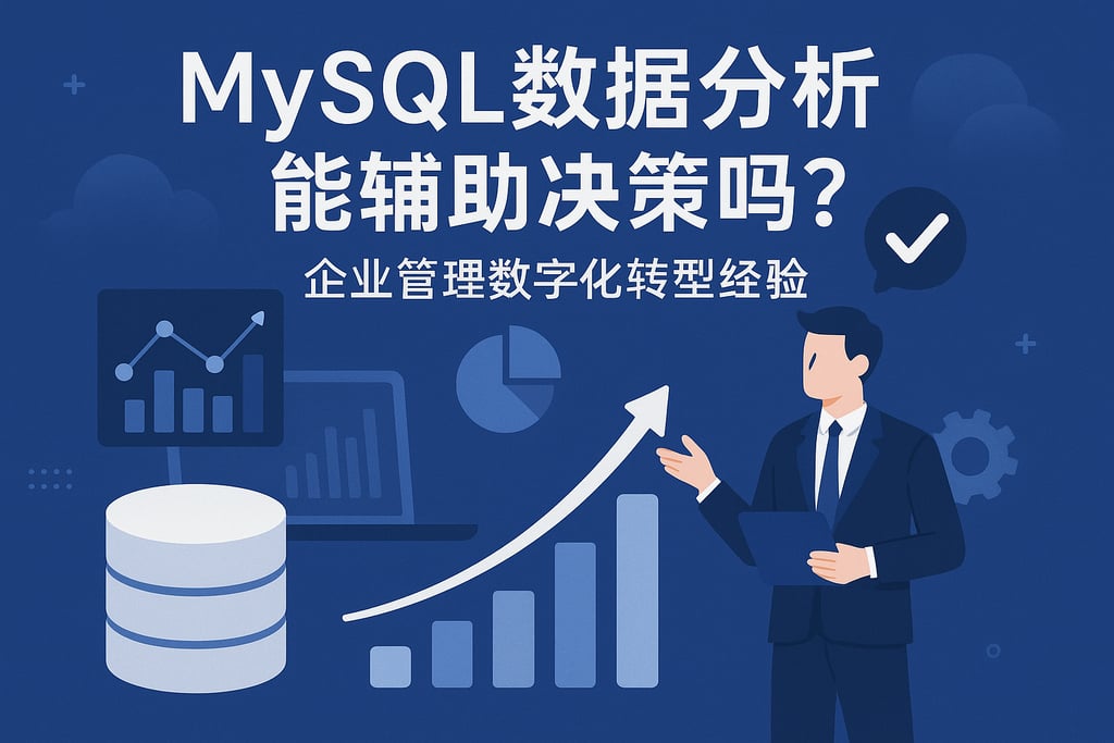 mysql数据分析能辅助决策吗？企业管理数字化转型经验