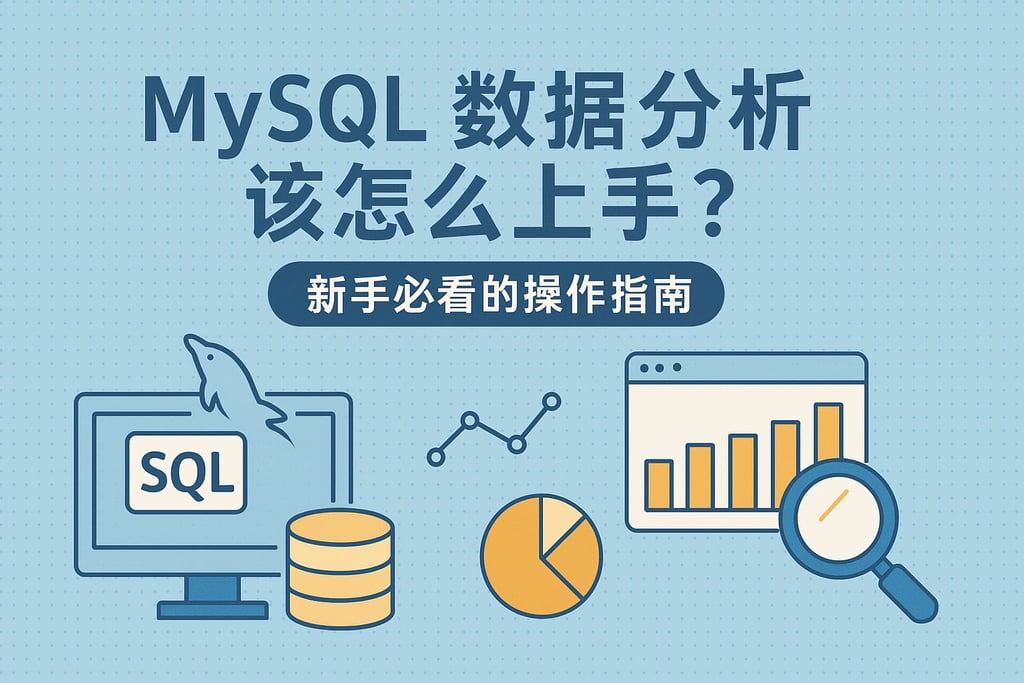 mysql数据分析该怎么上手？新手必看的操作指南