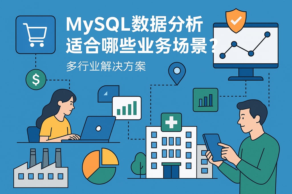 mysql数据分析适合哪些业务场景？多行业解决方案