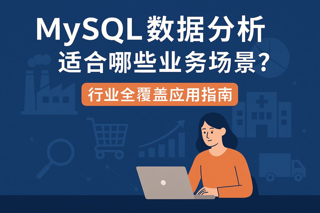 mysql数据分析适合哪些业务场景？行业全覆盖应用指南