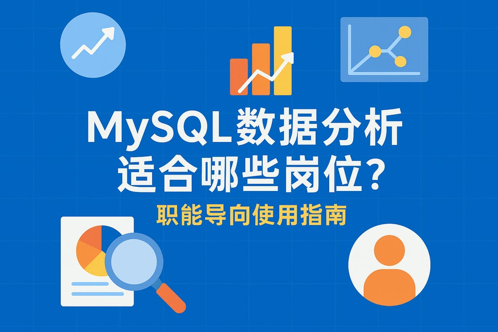 mysql数据分析适合哪些岗位？职能导向使用指南