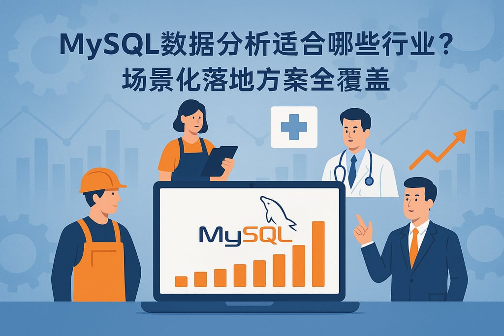 mysql数据分析适合哪些行业？场景化落地方案全覆盖
