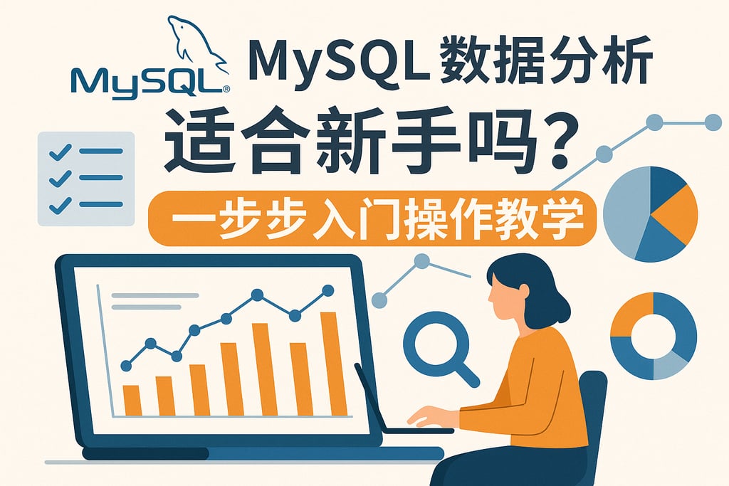 mysql数据分析适合新手吗？一步步入门操作教学