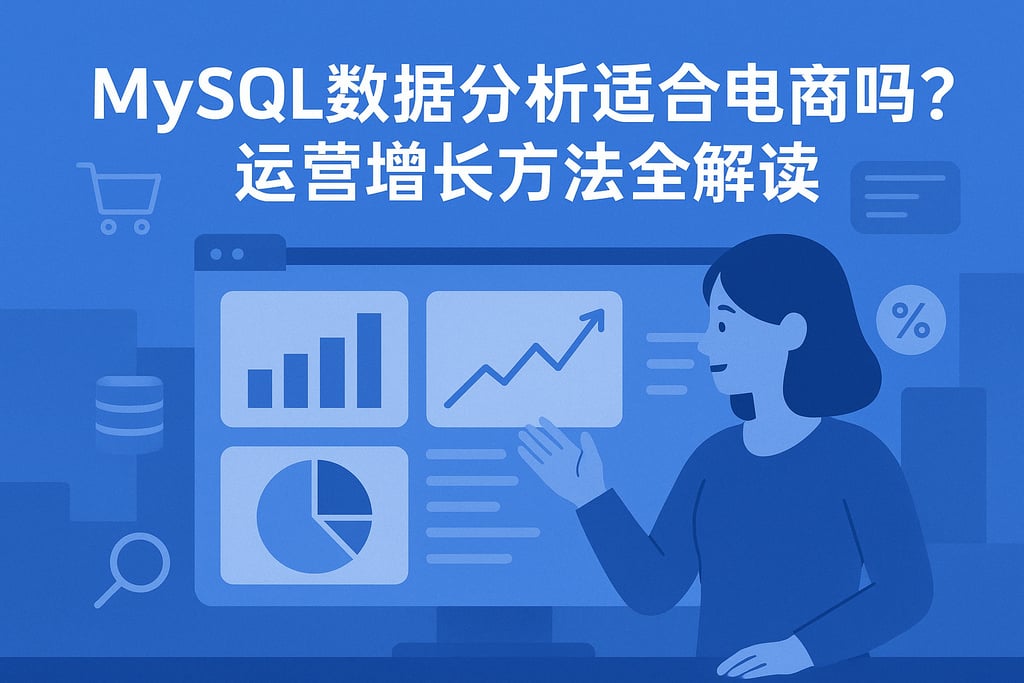 mysql数据分析适合电商吗？运营增长方法全解读