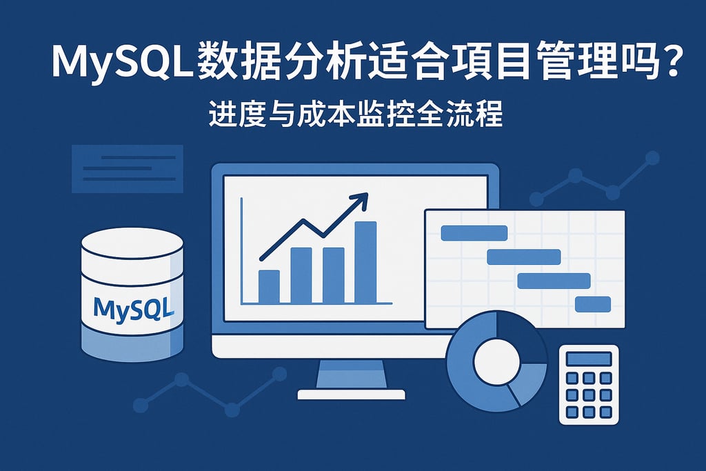 mysql数据分析适合项目管理吗？进度与成本监控全流程