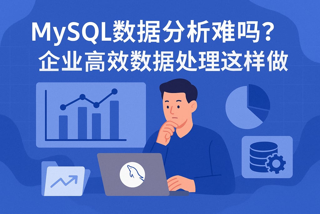 mysql数据分析难吗？企业高效数据处理这样做