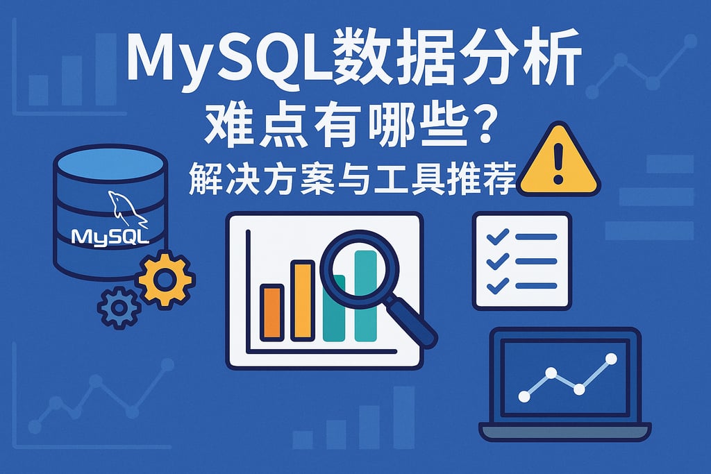 mysql数据分析难点有哪些？解决方案与工具推荐