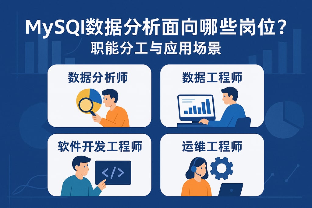 mysql数据分析面向哪些岗位？职能分工与应用场景