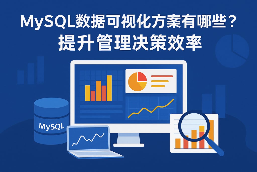 mysql数据可视化方案有哪些？提升管理决策效率