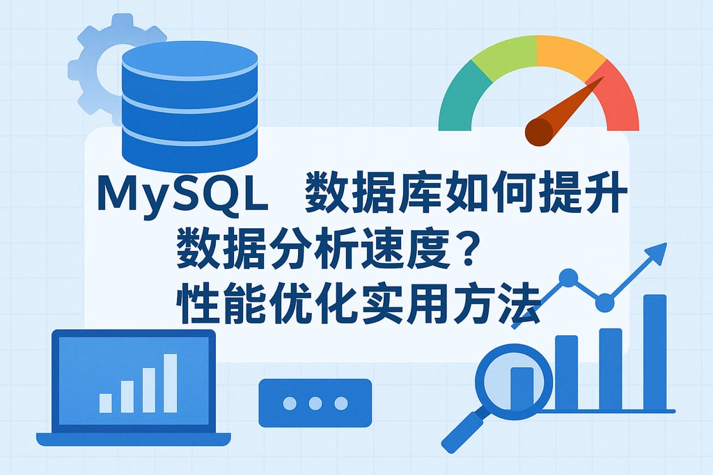mysql数据库如何提升数据分析速度？性能优化实用方法