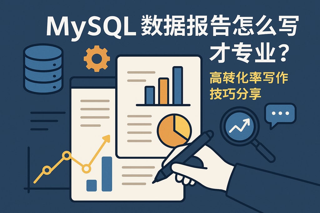 mysql数据报告怎么写才专业？高转化率写作技巧分享