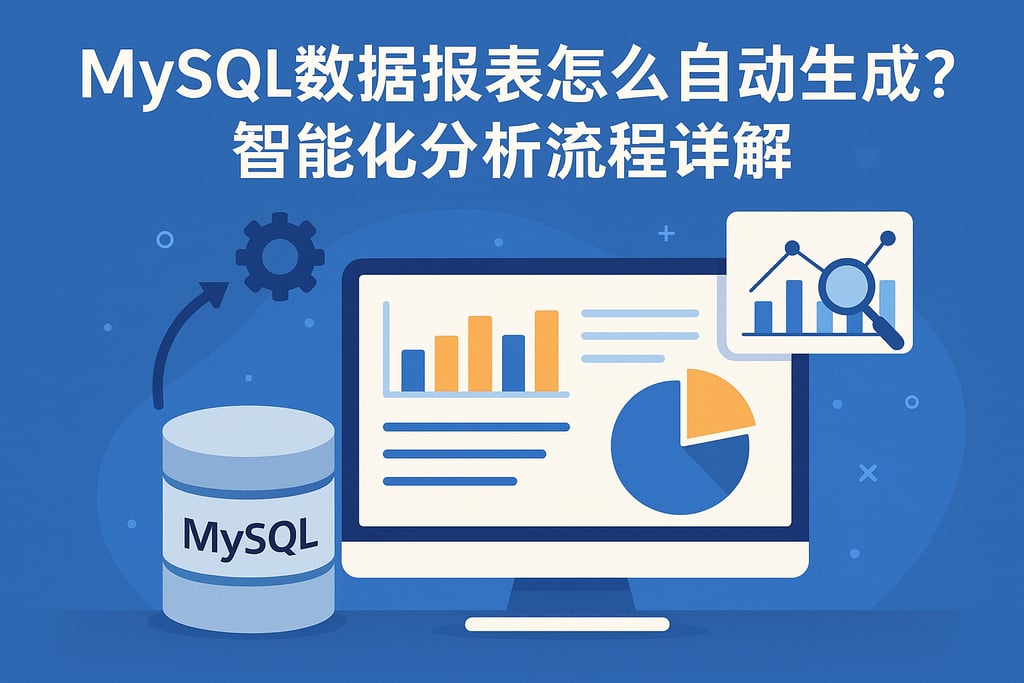 mysql数据报表怎么自动生成？智能化分析流程详解